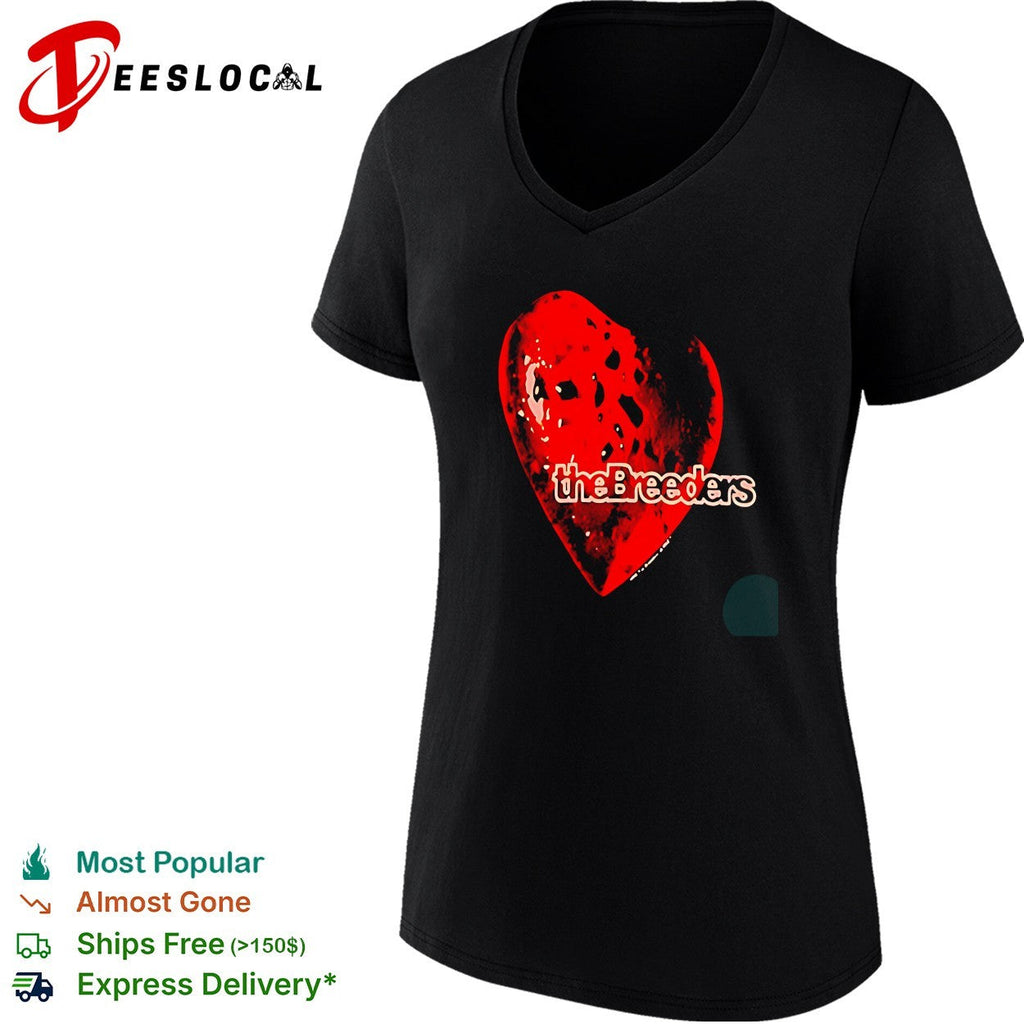 The Breeders heart symbol logo rock band music retro shirt Unisex