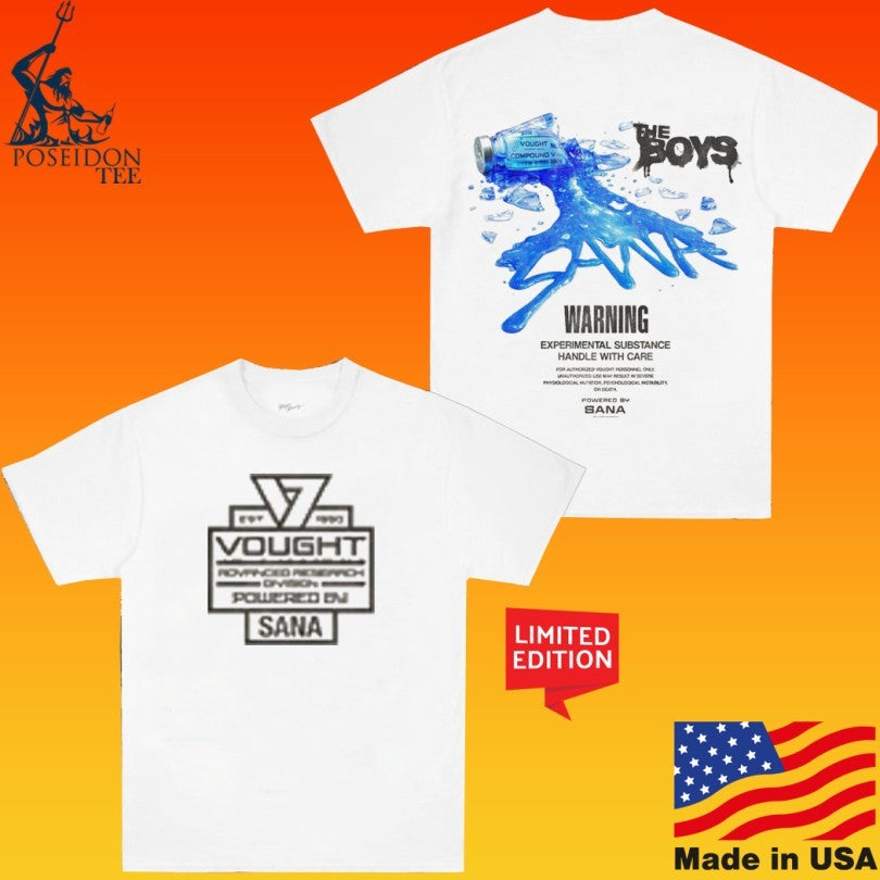 The Boys X Sana Compound V Warning Experimental Substance Handle With Care Unisex
