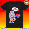 Tiger Cheerleader Go Big Blue Louisiana Tech Bulldogs Unisex