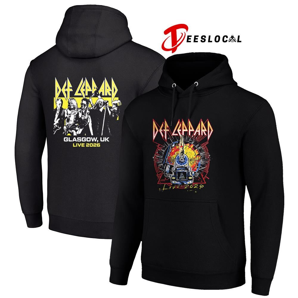 Def Leppard tour UK and EU Glasgow UK event shirt Unisex