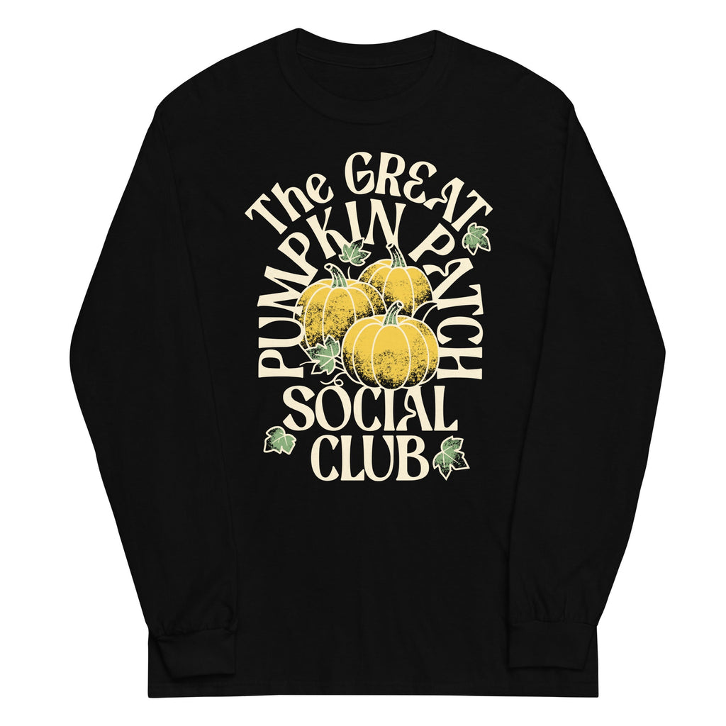 The Great Pumpkin Patch Social Club Unisex Long Sleeve Tee