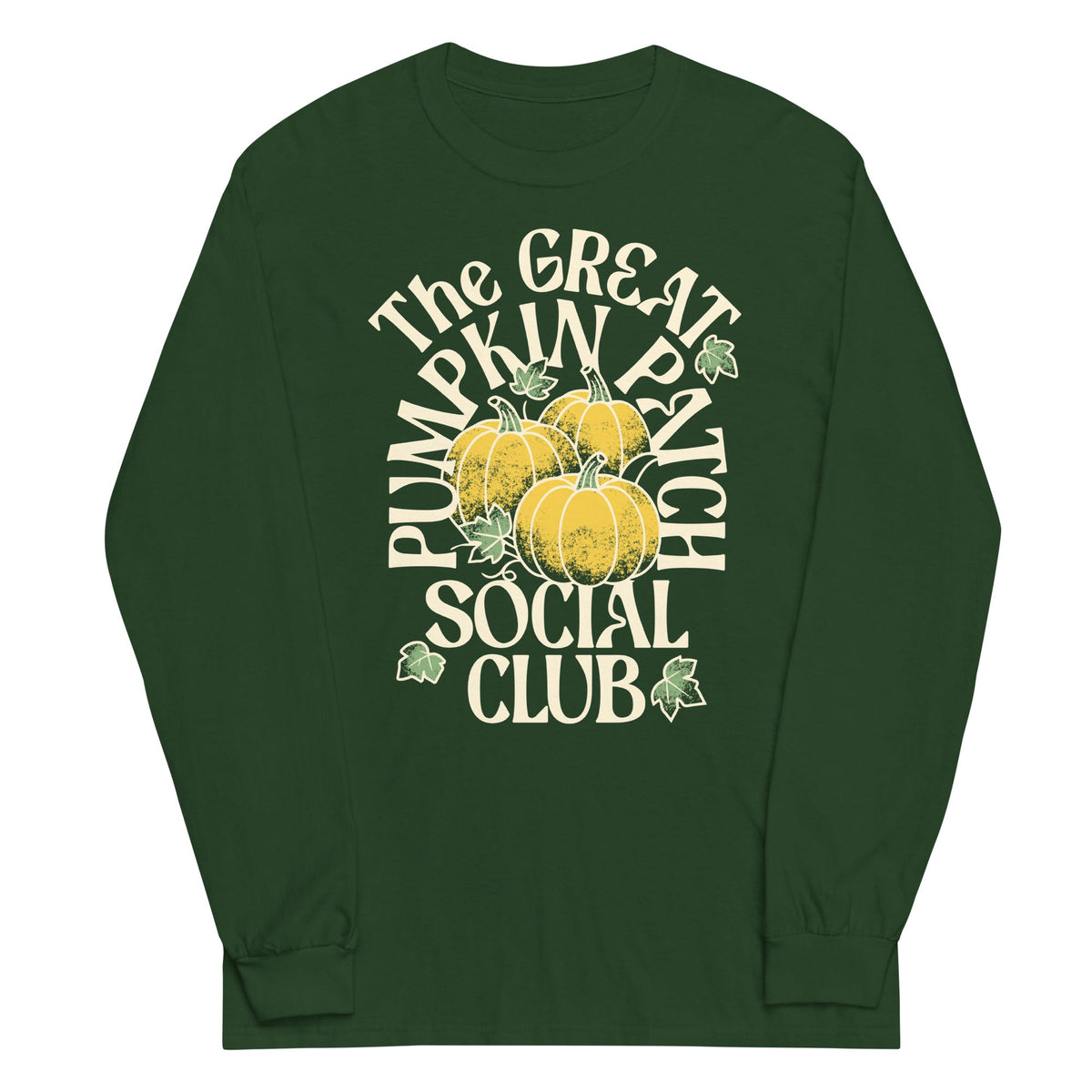 The Great Pumpkin Patch Social Club Unisex Long Sleeve Tee