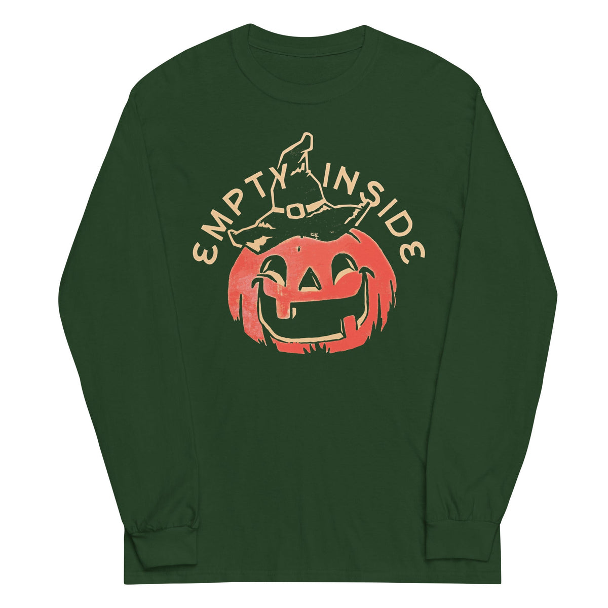 Empty Inside Pumpkin Unisex Long Sleeve Tee