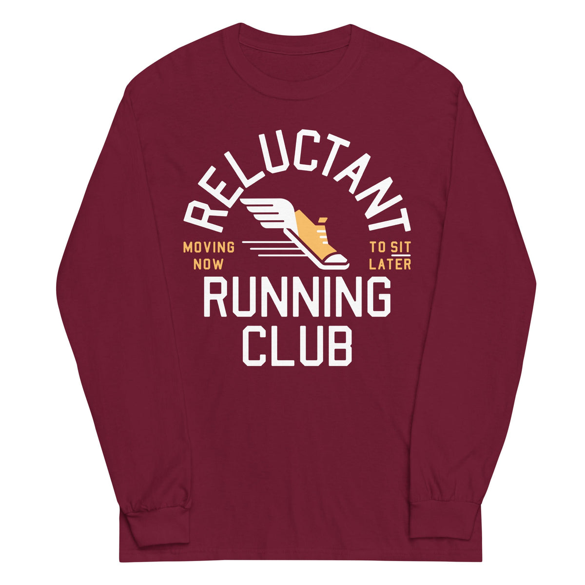 Reluctant Running Club Unisex Long Sleeve Tee