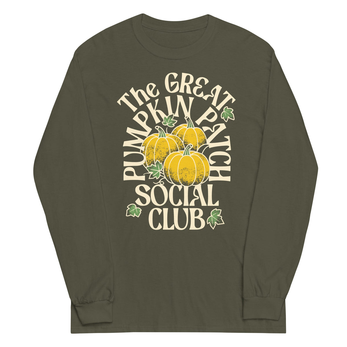 The Great Pumpkin Patch Social Club Unisex Long Sleeve Tee