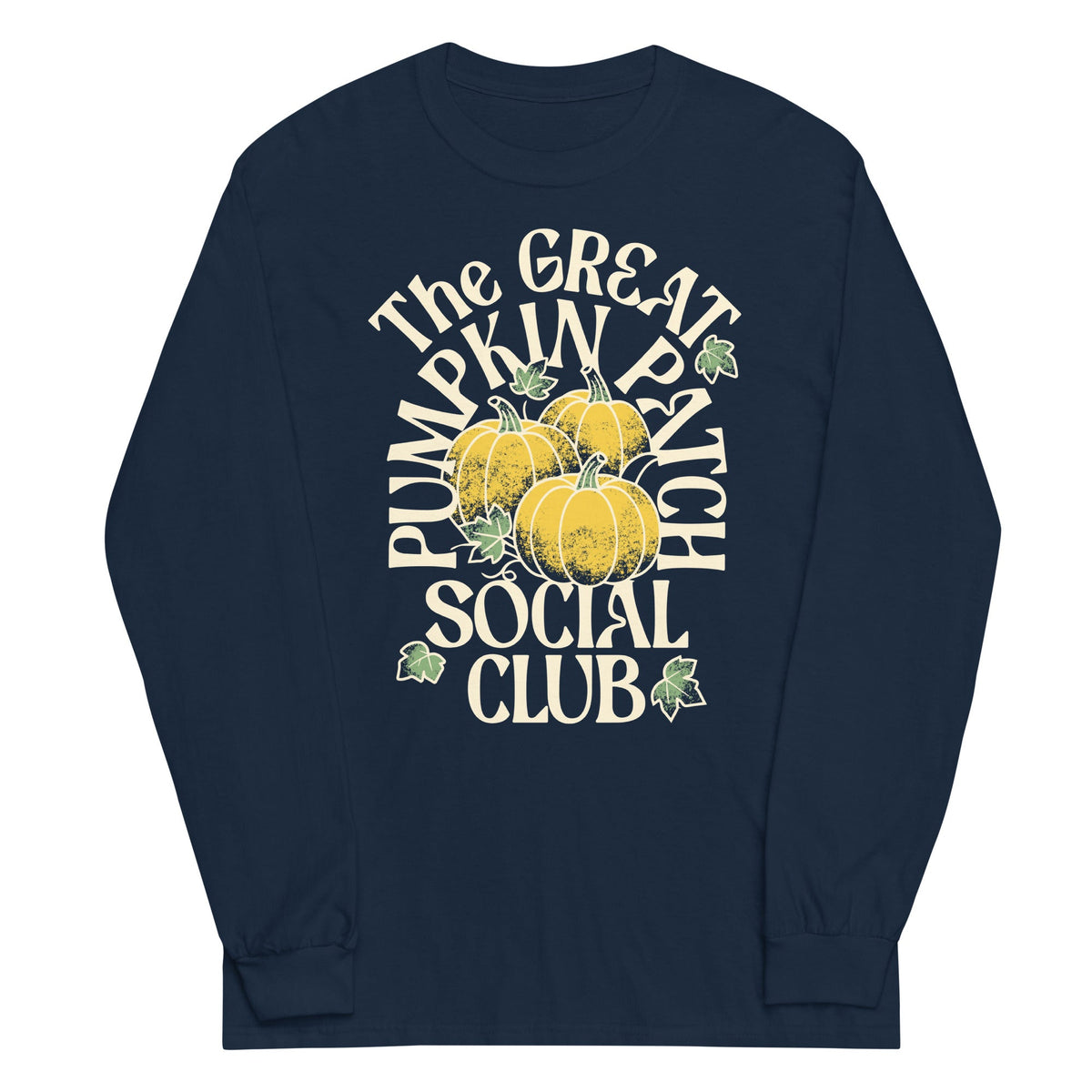 The Great Pumpkin Patch Social Club Unisex Long Sleeve Tee