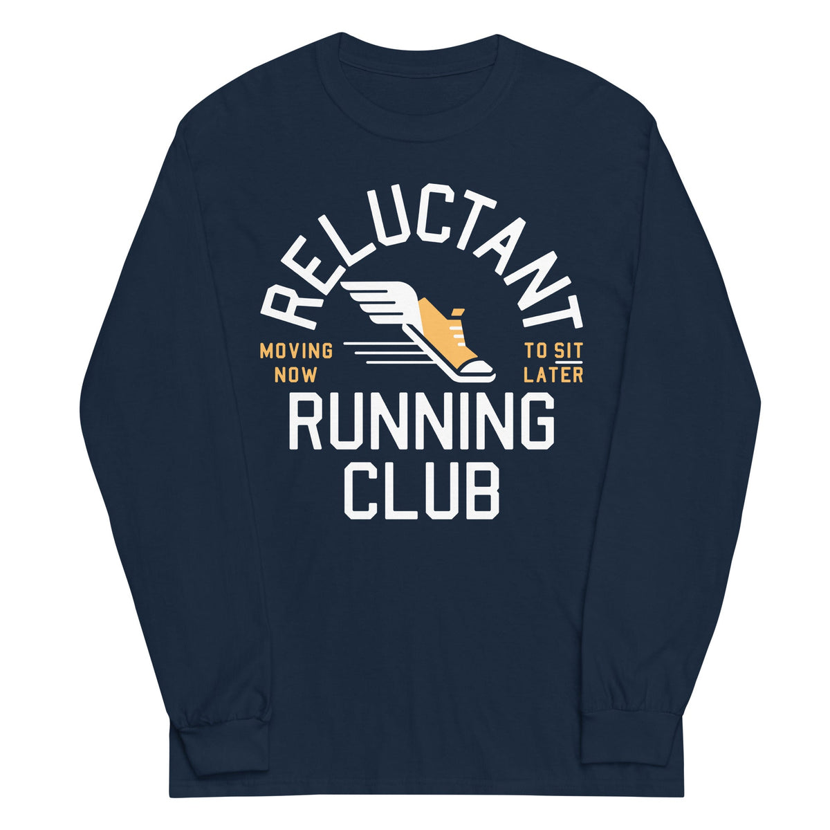 Reluctant Running Club Unisex Long Sleeve Tee