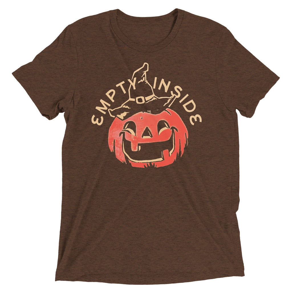 Empty Inside Pumpkin Men's Tri-Blend Tee