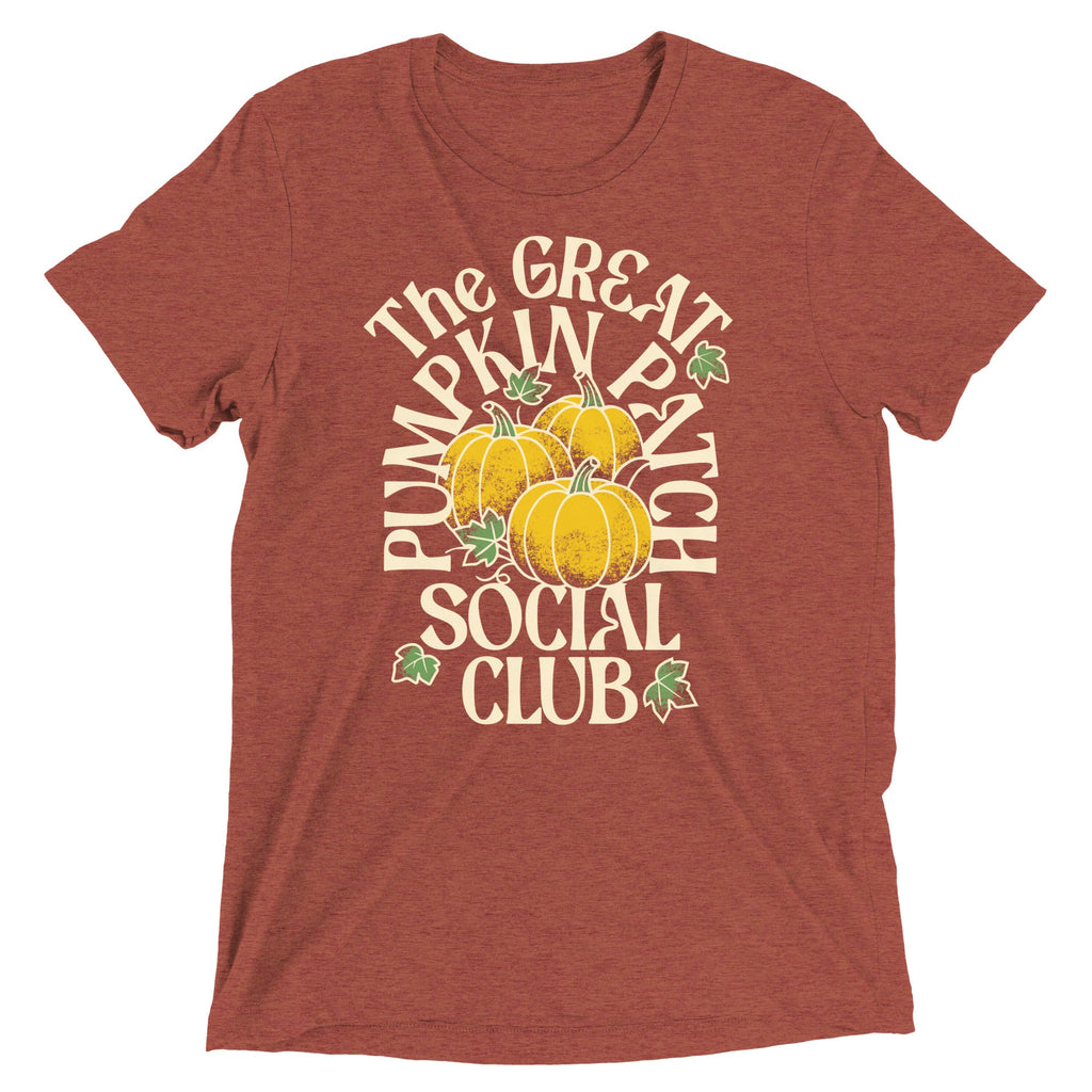 The Great Pumpkin Patch Social Club Men's Tri-Blend Tee
