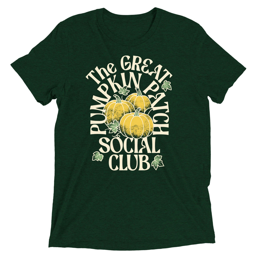 The Great Pumpkin Patch Social Club Men's Tri-Blend Tee