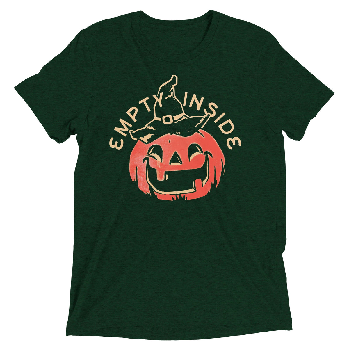 Empty Inside Pumpkin Men's Tri-Blend Tee