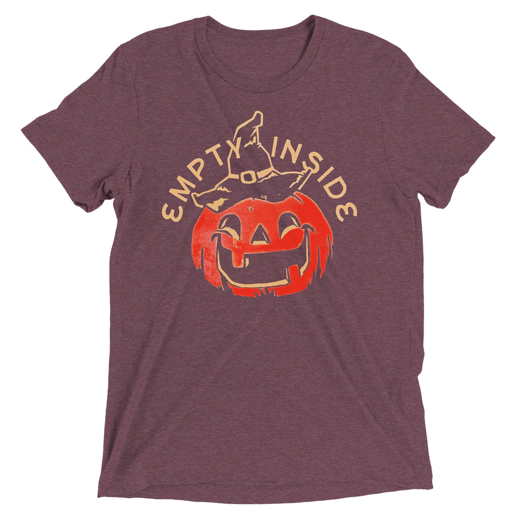 Empty Inside Pumpkin Men's Tri-Blend Tee