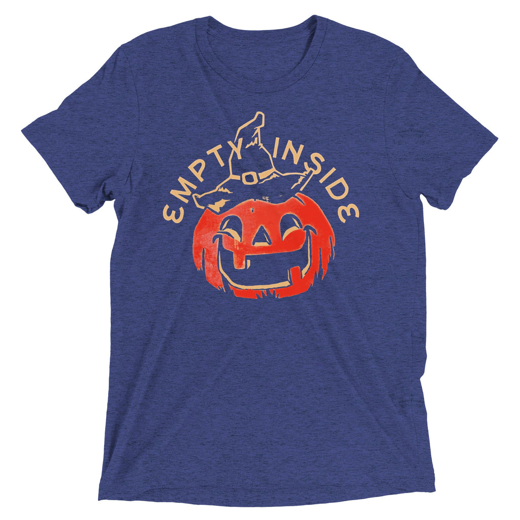 Empty Inside Pumpkin Men's Tri-Blend Tee