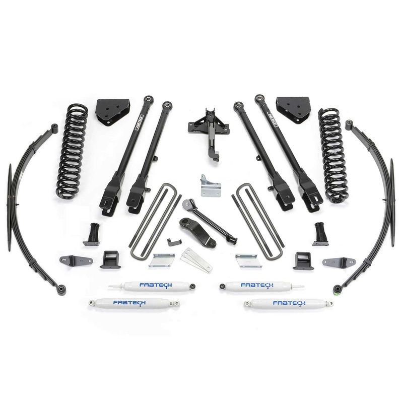 Fabtech 8″ 4 Link System w/Performance Shocks Kit for 2008-2016 Ford F250 Super Duty 4WD w/8.0″ lift