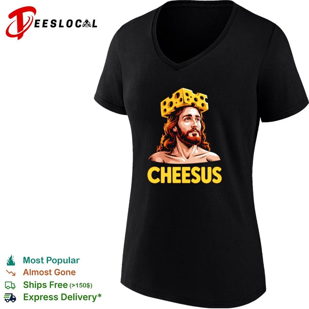 Cheesus Christ Cheese Crown Jesus funny Unisex