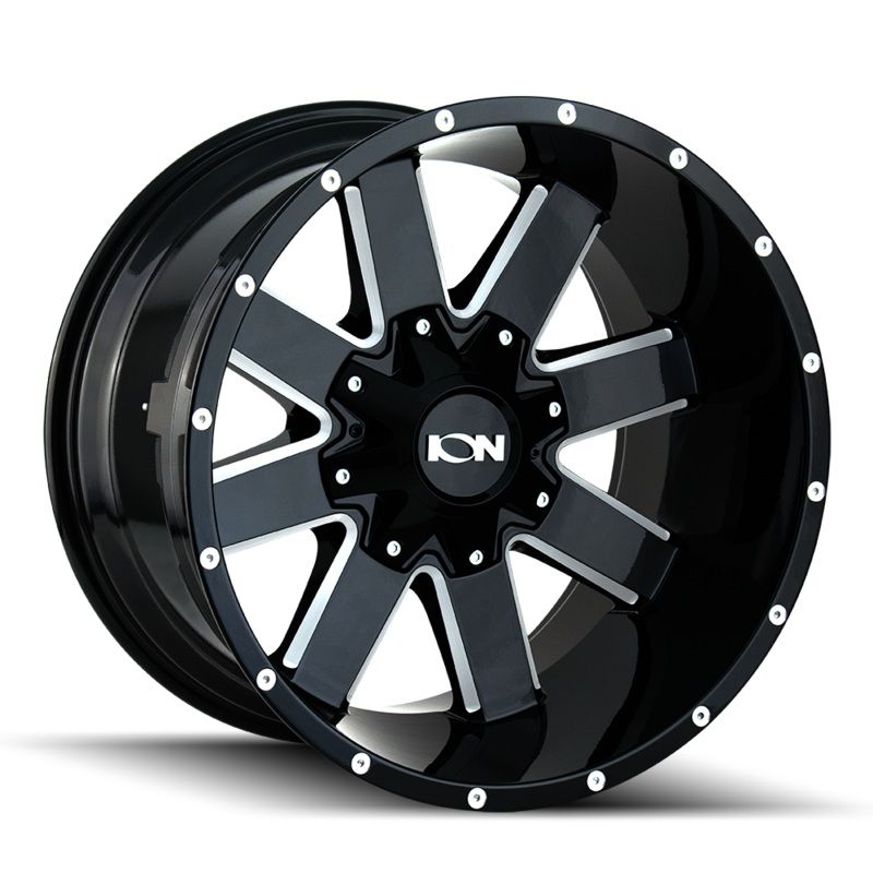 Type 141 17x9in Gloss Black Milled Wheel 6×135 Bolt pattern / -12 mm offset / 106 mm Hub