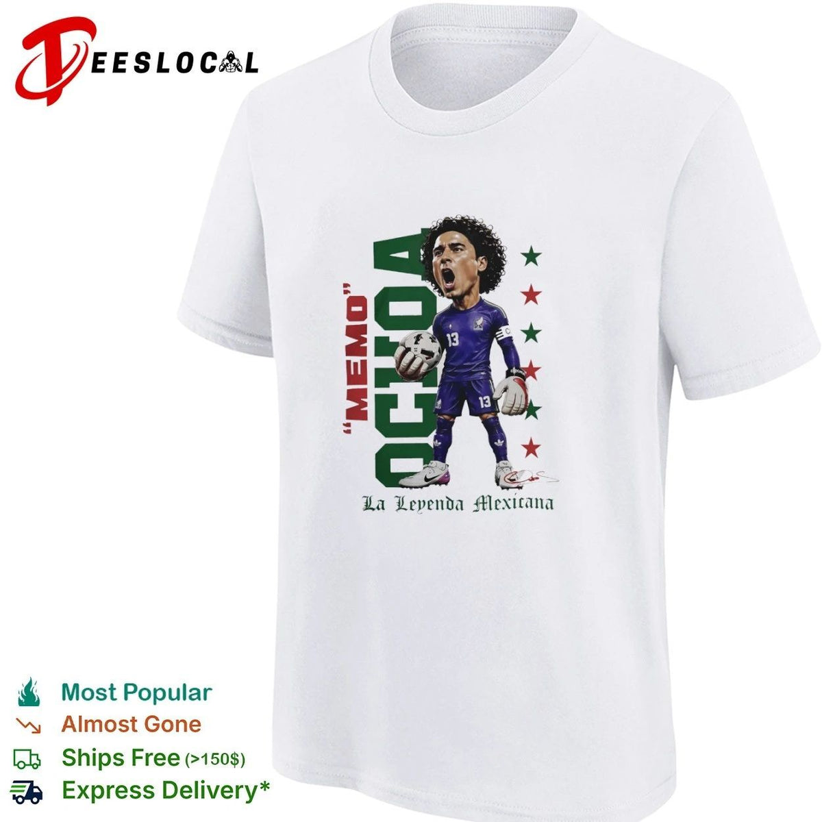 Memo Ochoa Mexico National Team La Leyenda Mexicana Unisex