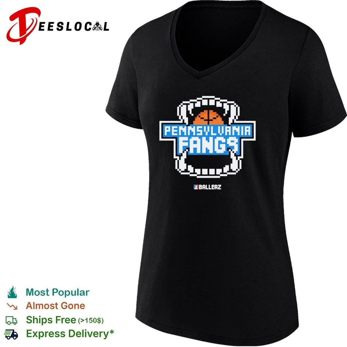 Pennsylvania Fangs Ballerz basketball Unisex