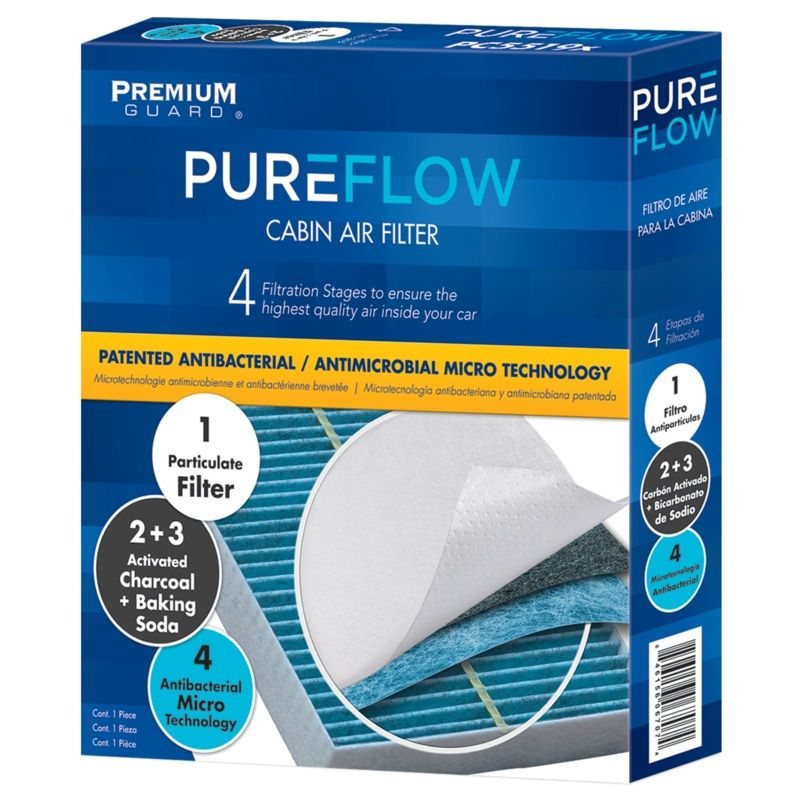 PUREFLOW 2027 Ford Transit-350 HD Cabin Air Filter with Antibacterial Technology, PC99528X
