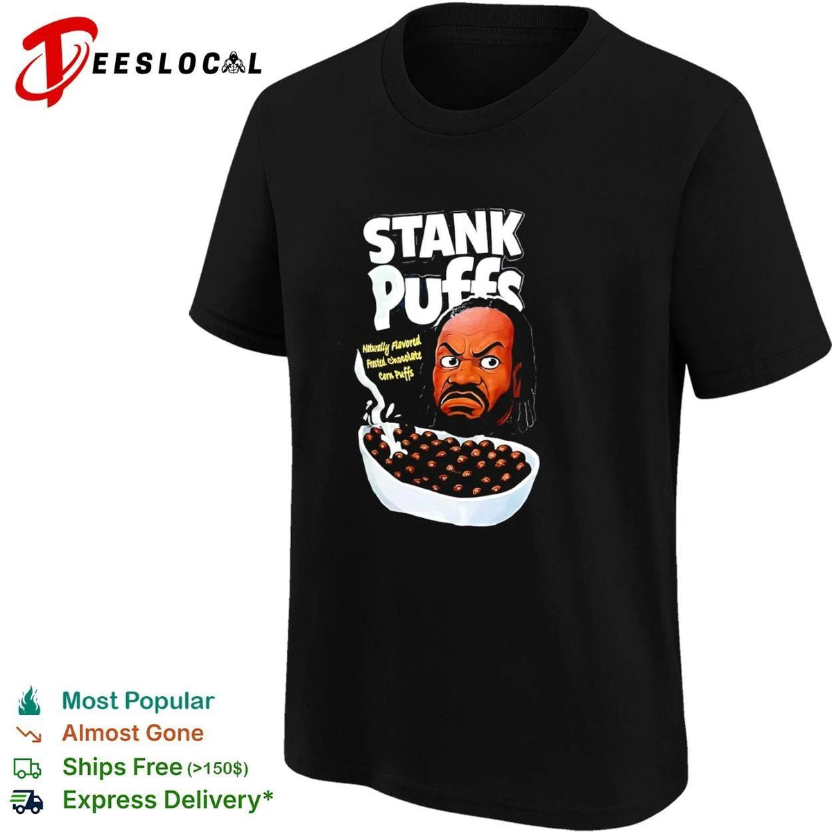 Stank Puffs Naturally Flavored Frosted Chocolate Corn Puffs Unisex