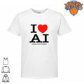 I Love AI Asian Individuals Funny Meme Heart Shirt Unisex