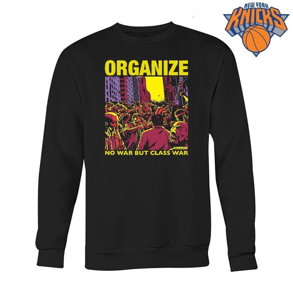 Organize No War But Class War Vintage Comic Protest Graphic shirt Unisex