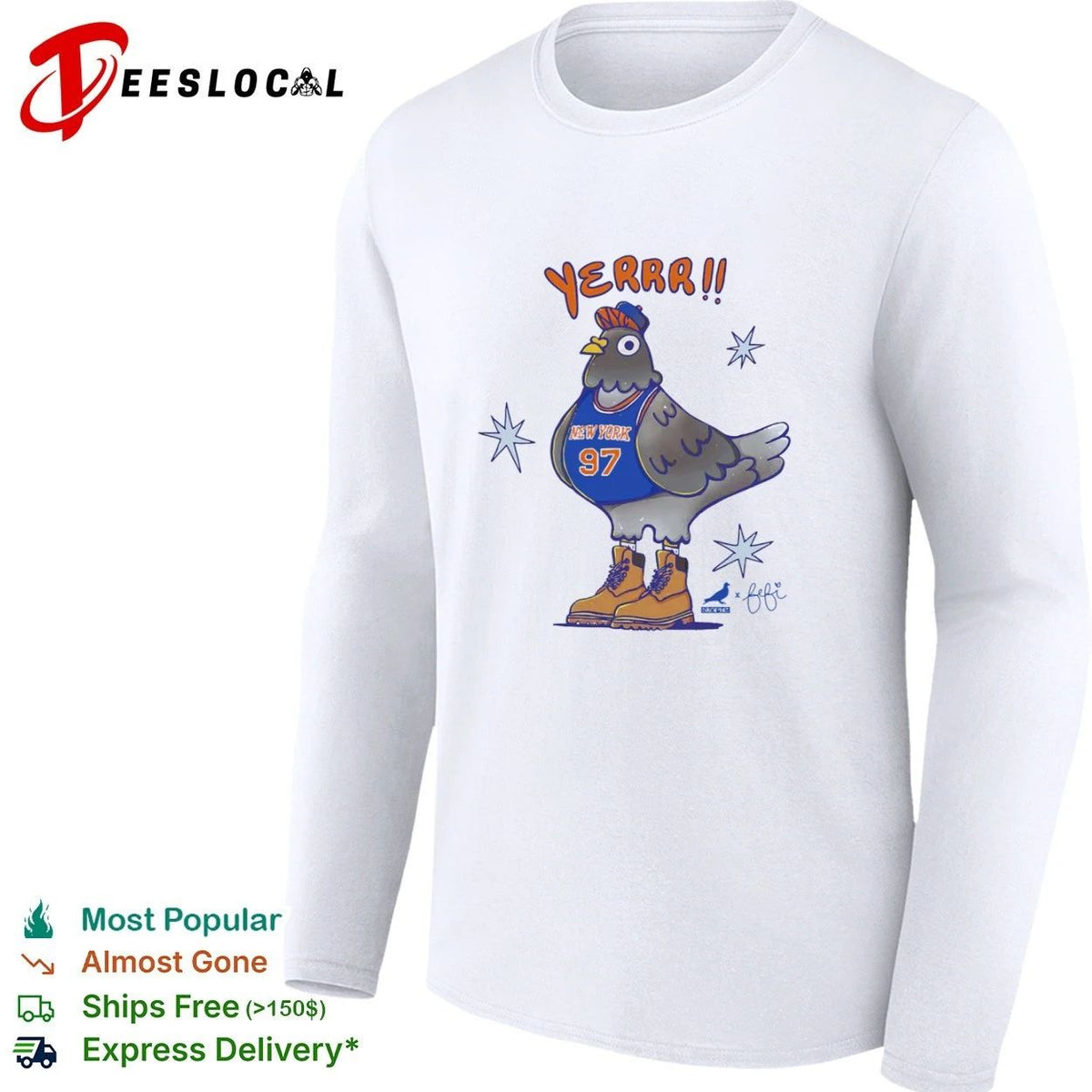 Staple x Fefi Yerrr NYC Pigeon New York 97 Unisex