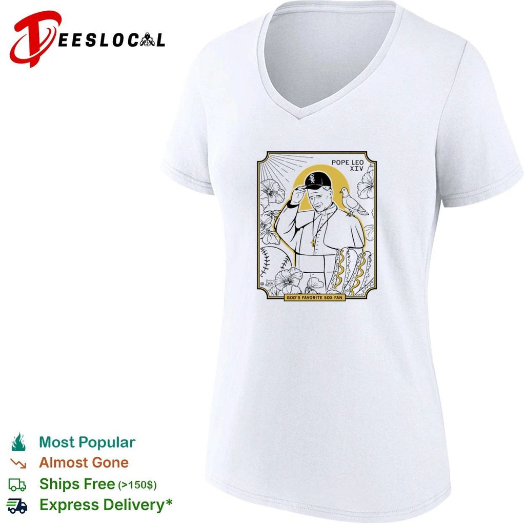 Pope Leo XIV God’s Favorite Sox Fan Baseball Unisex