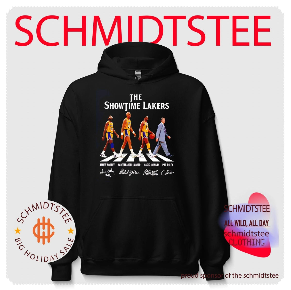 Los Angeles Lakers the Showtime Lakers Abbey Road signature shirt Unisex
