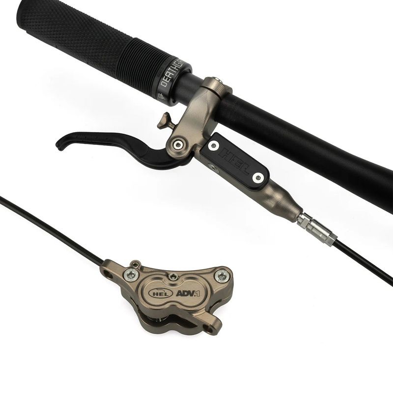 HEL Advocate 4-Piston Hydraulic Disc Brake System – Bronze & Stealth Black