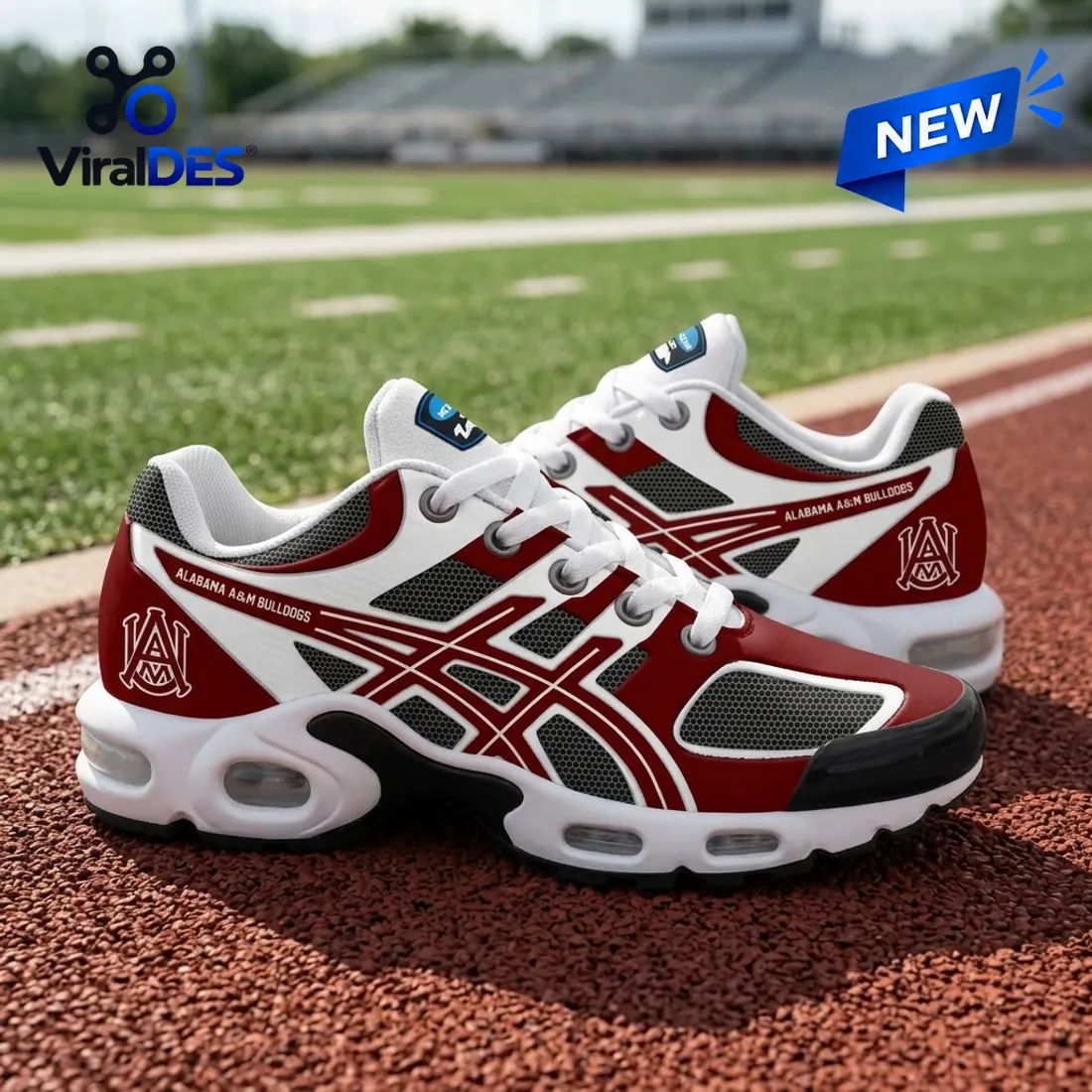 Alabama A&M Bulldogs Maroon Personalized Air Max Plus Sneakers