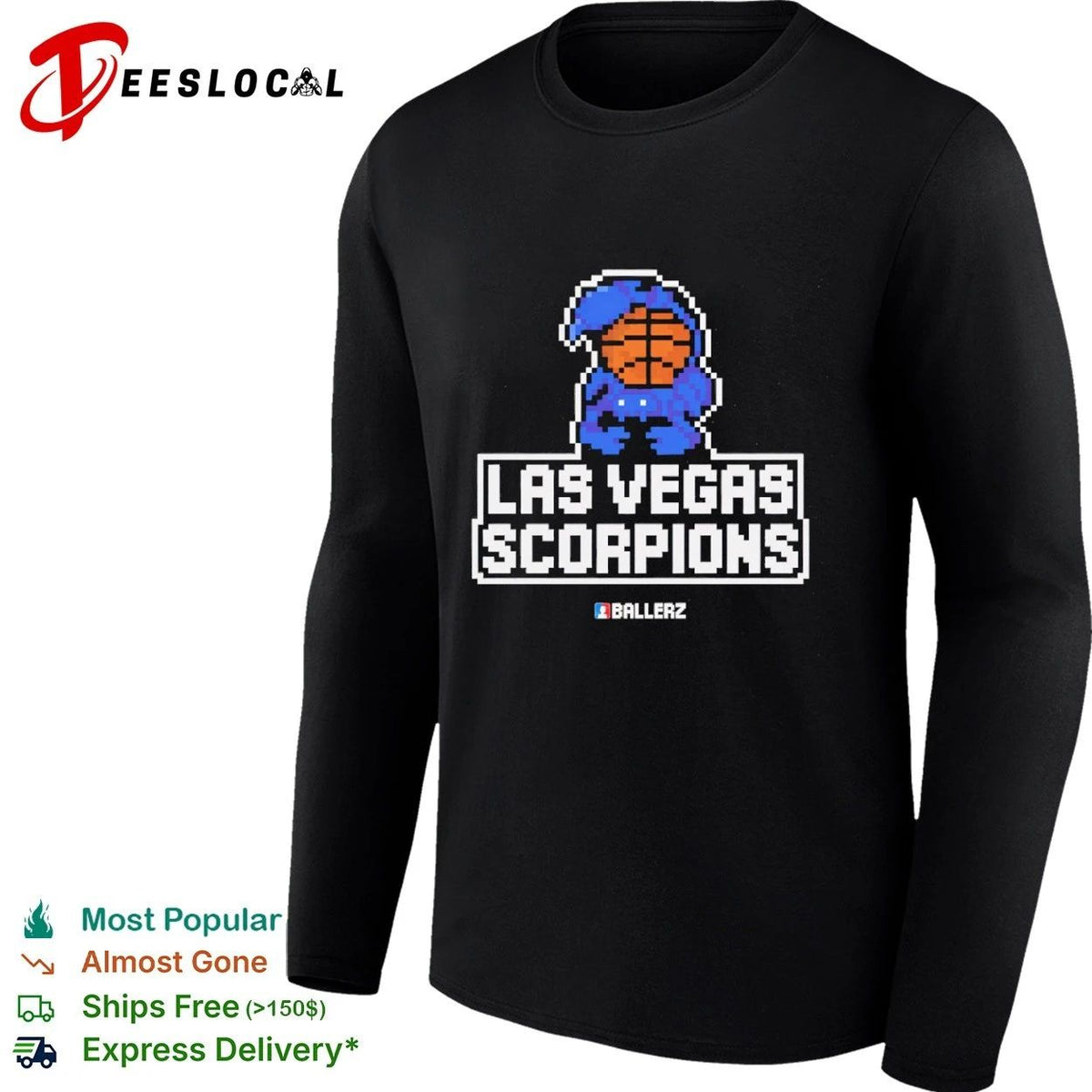 Las Vegas Scorpions Ballerz basketball Unisex