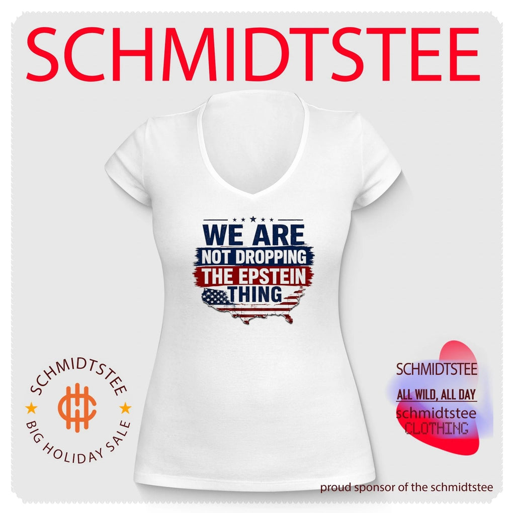 We are not dropping the Epstein thing American flag shirt Unisex
