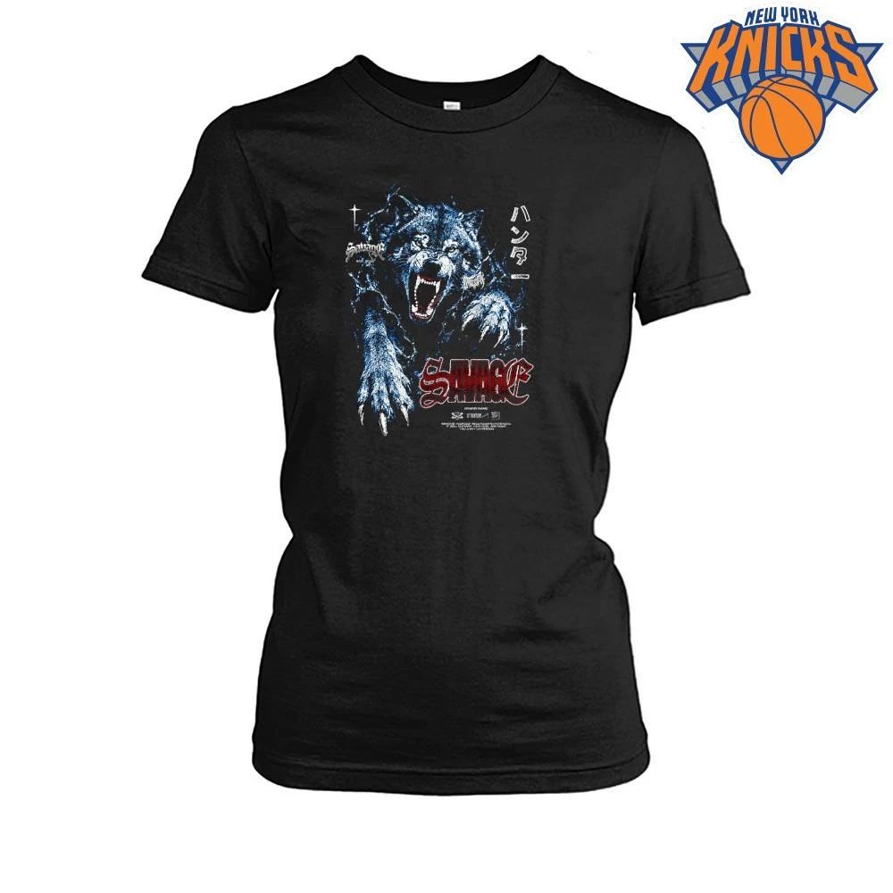Savage Werewolf Blue Lightning Angry Wolf Head Streetwear Goth Shirt Unisex