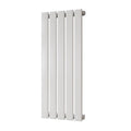 Typhoon – White Designer Radiator H800mm x W340mm Single Panel – Feet Included