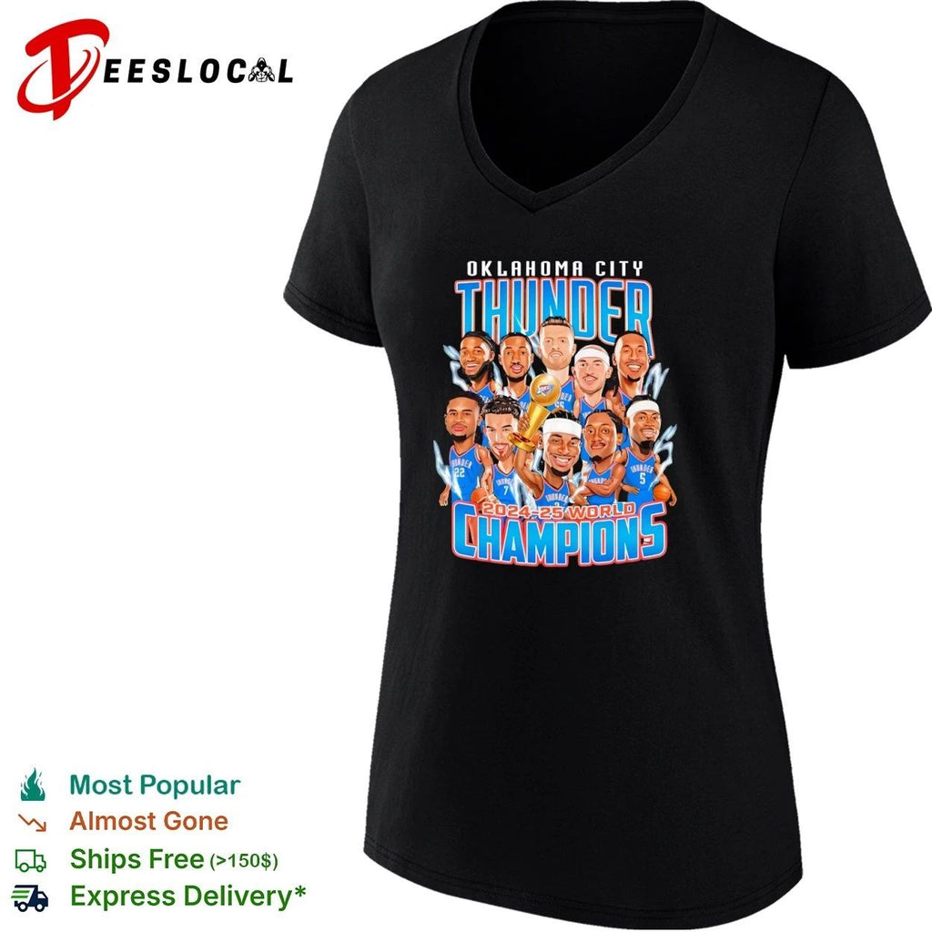 Oklahoma City Thunder 2024-25 World Champions Unisex