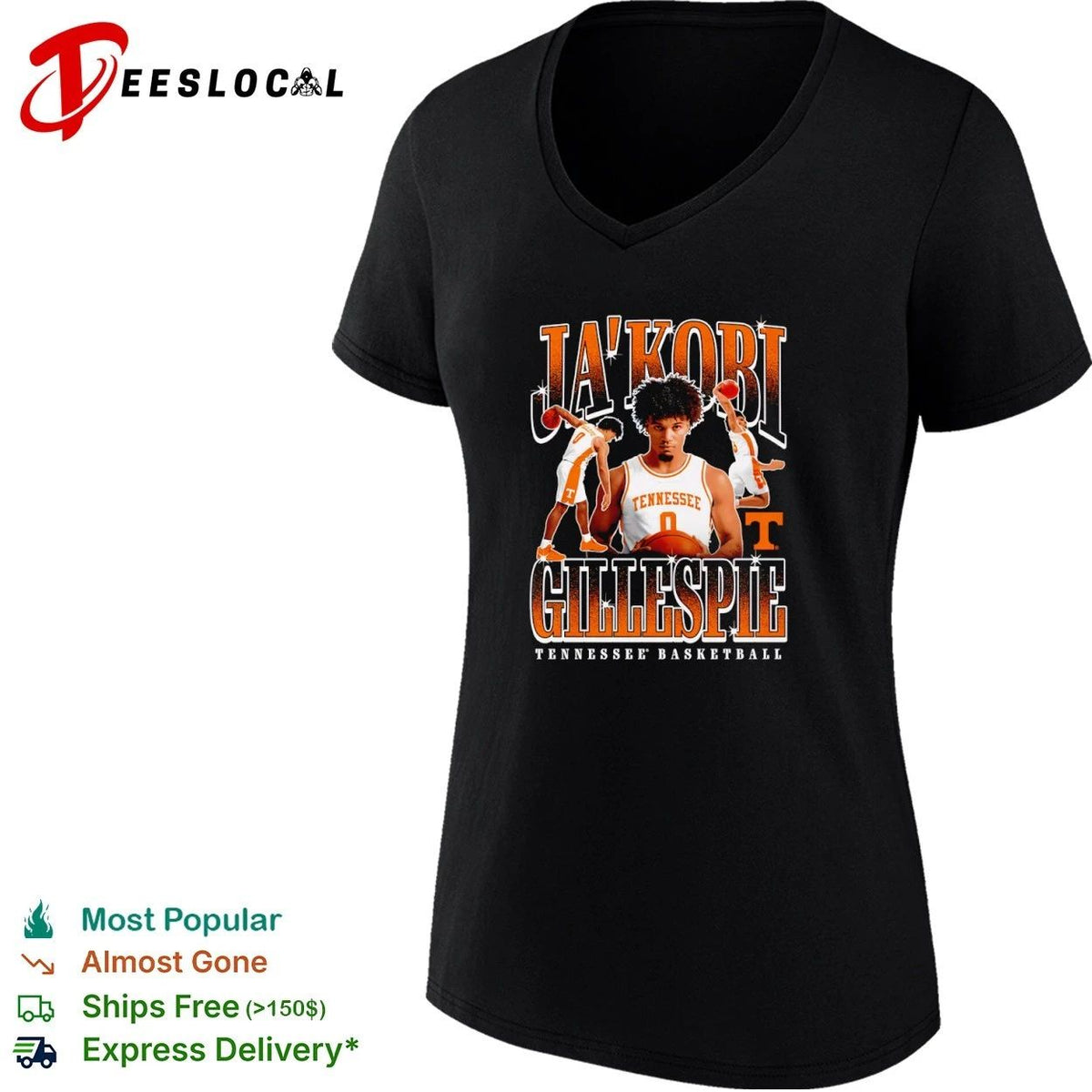 Ja’Kobi Gillespie Tennessee Volunteers Basketball Unisex