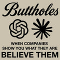 Buttholes: Believe them