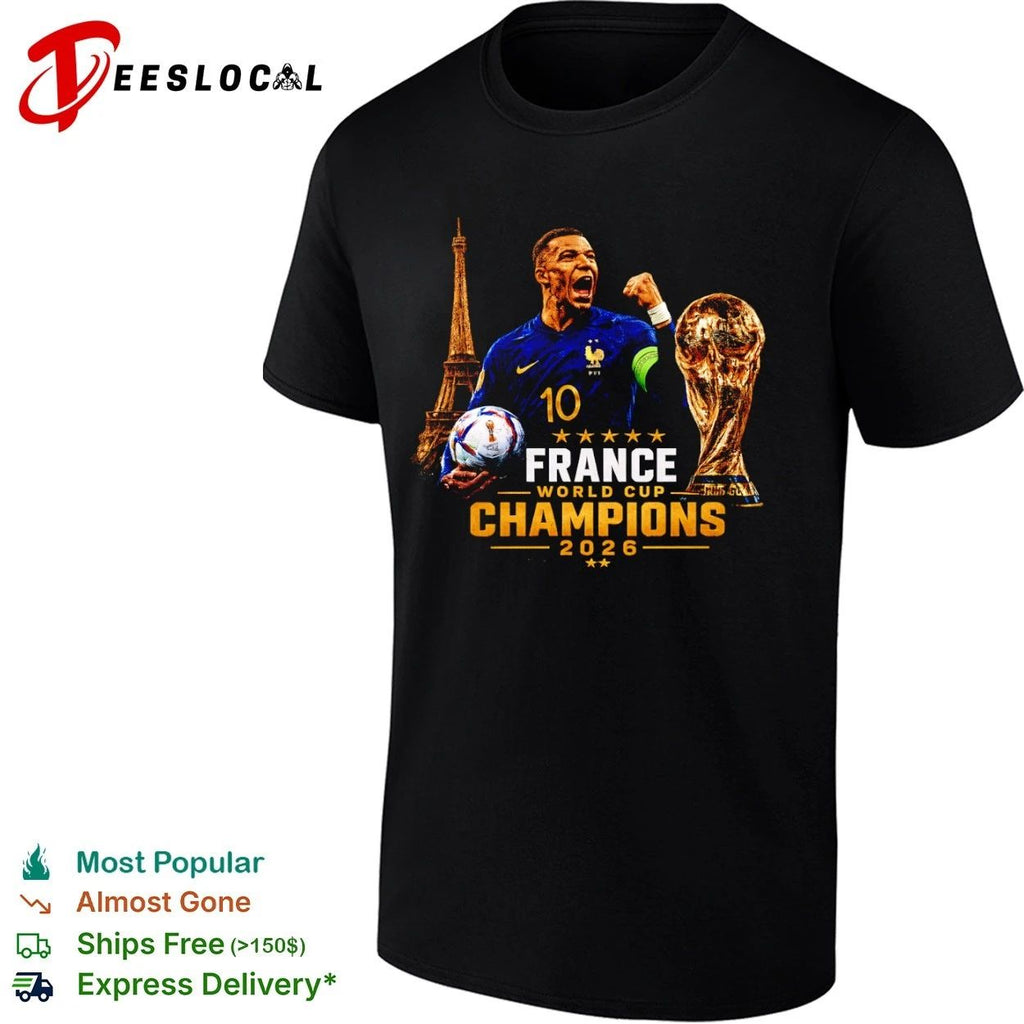 Kylian Mbappe France National Football Team World Cup Champions 2026 Unisex