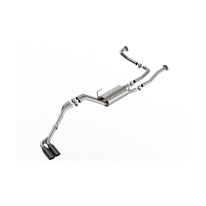 Borla 22-24 Nissan Frontier S-Type Cat Back System – Black Chrome