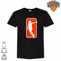 WNBA Sophie Cunningham Pointing Silhouette Custom Orange Logo Black Shirt Unisex