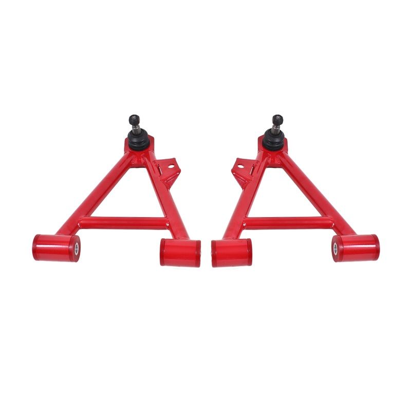 Lower Control Arms w/ Tall Ball Joint 94-04 Ford Mustang Red