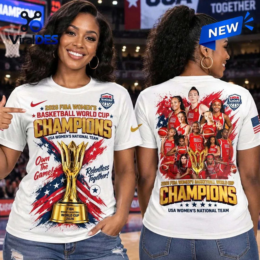 USA Women’s Basketball 2026 World Cup Champions Shirt