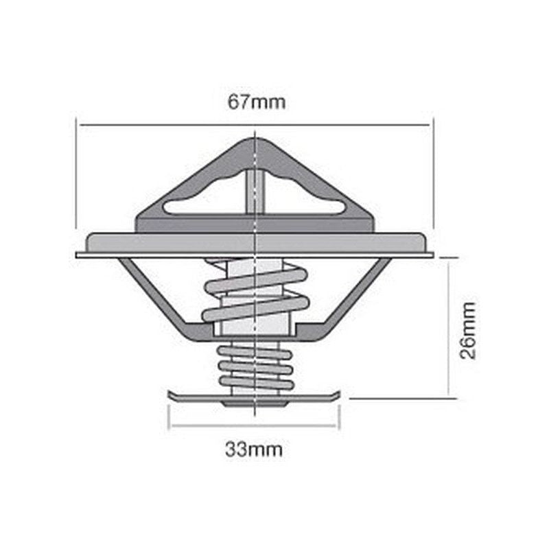 Tridon Thermostat High Flow TT274-180