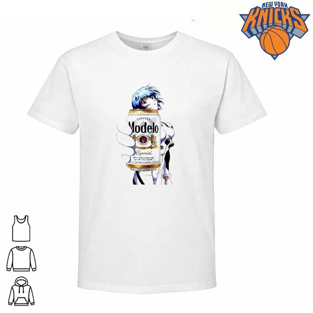 Rei Ayanami Holding Modelo Beer Can Neon Genesis Evangelion shirt Unisex