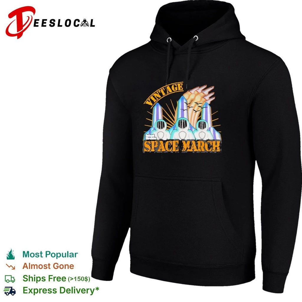 Vintage Space March astronaut sci-fi retro Unisex