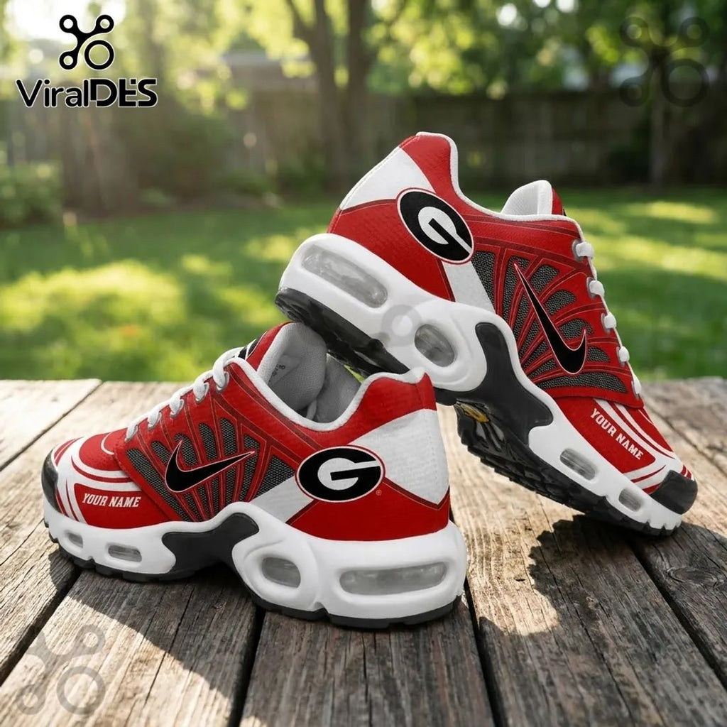 Georgia Bulldogs Custom Name Air Max Plus Running Shoes