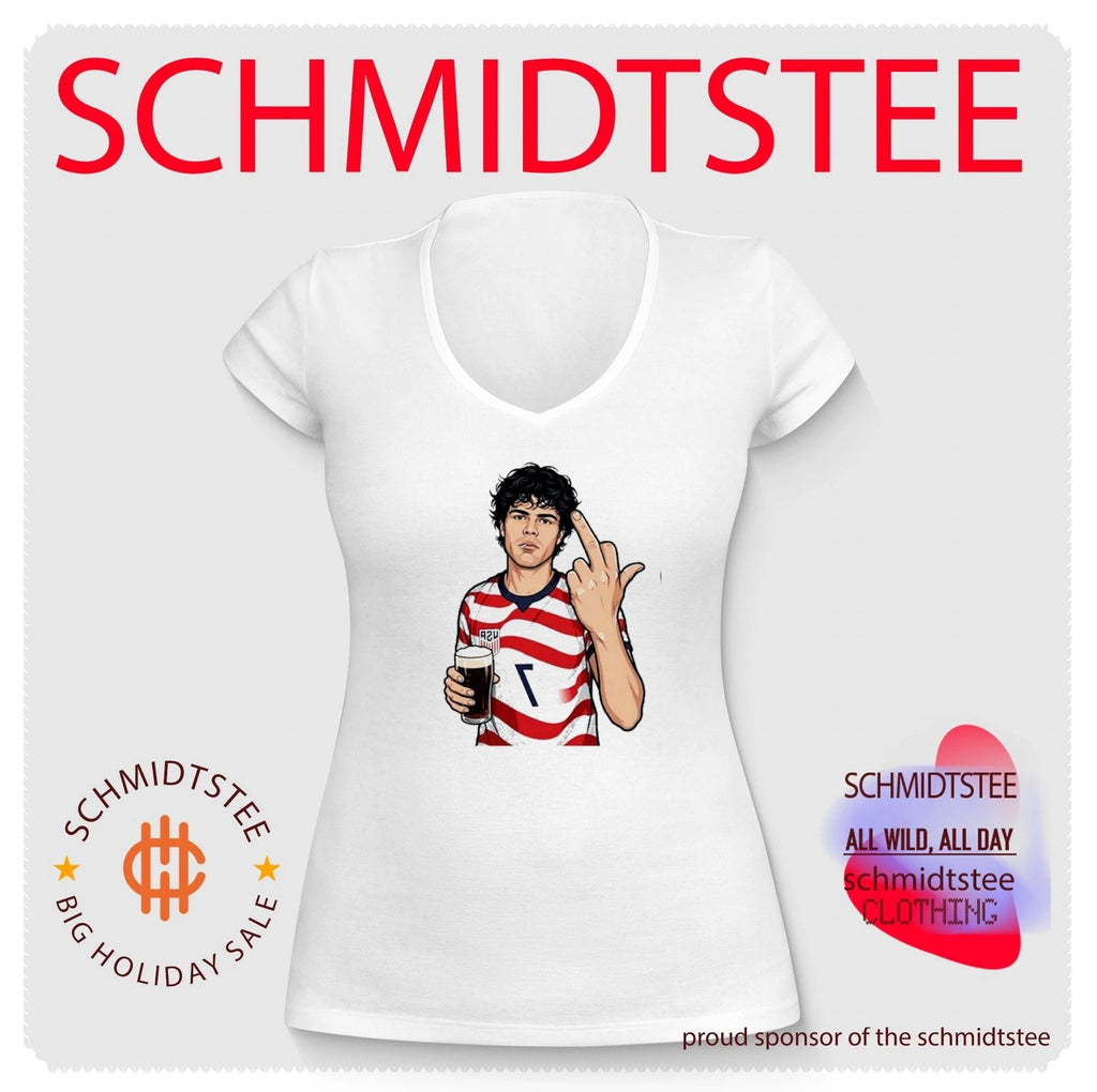 Gio Reyna USMNT Middle Finger Beer US Soccer shirt Unisex