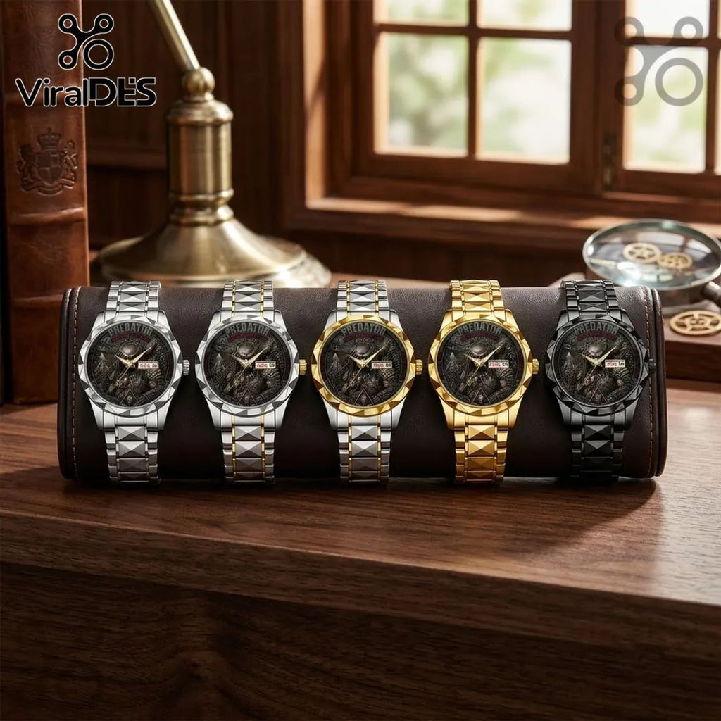 Predator 40th Anniversary Two-Tone Luxury Quartz Watch