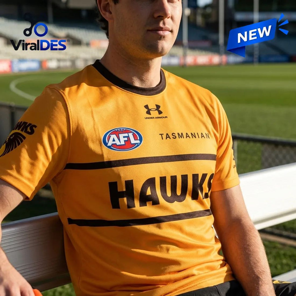 Hawthorn Football Club Gold Performance T-Shirt